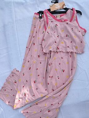Pajama Lounge set all cotton nwt